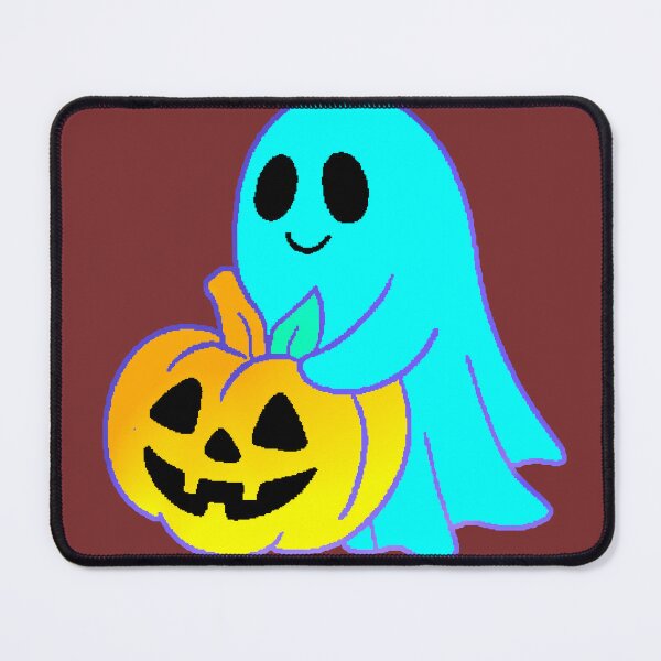 Item preview, Kawaii Ghost Hugging Pumpkin Halloween Spooky Cute designed and sold by AstronautMerch.