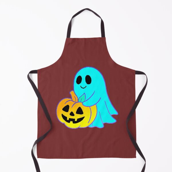 Item preview, Kawaii Ghost Hugging Pumpkin Halloween Spooky Cute designed and sold by AstronautMerch.