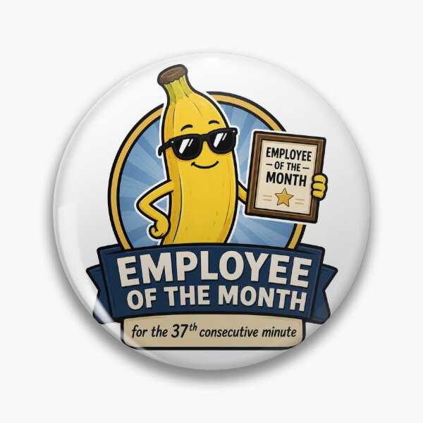 Item preview, Employee of the Month designed and sold by MonkiFlipp.