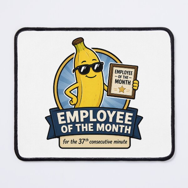 Item preview, Employee of the Month designed and sold by MonkiFlipp.