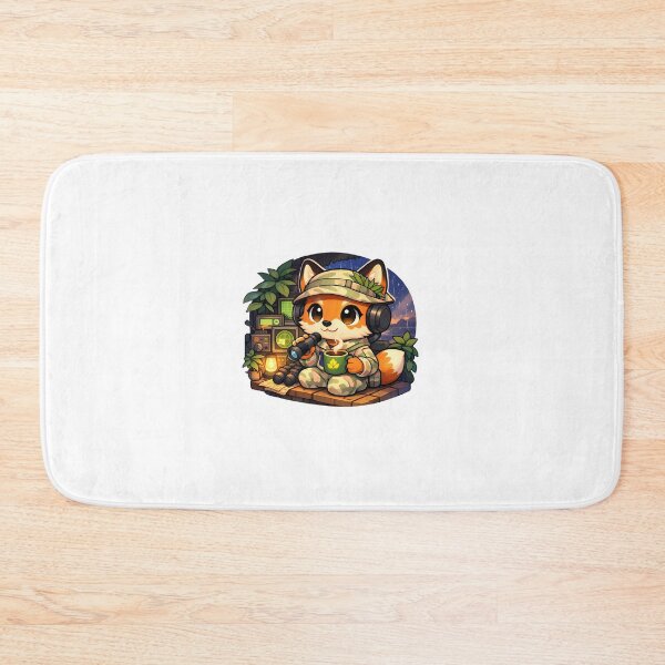 Item preview, Cute LoFi Military Scout Sniper Fox Pastel Sticker⁠ designed and sold by MIROUZ2000.