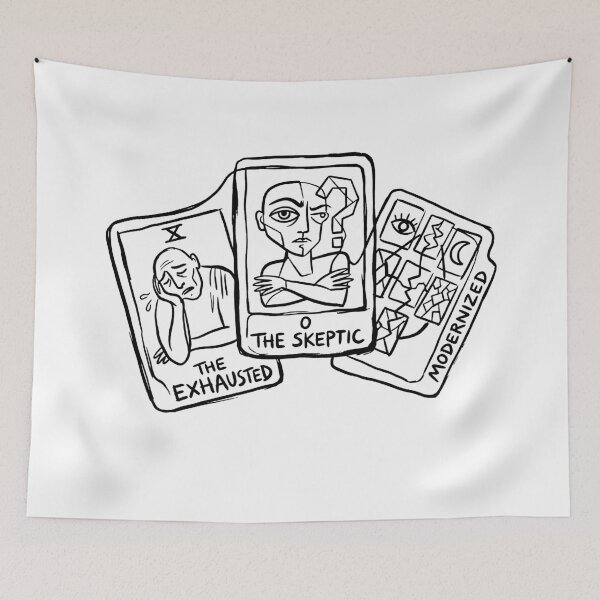 Item preview, Tarot Card | The Skeptic | The Exhausted | Tarot designed and sold by YOU SHOP NOW.