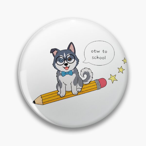 Item preview, Funny Alaskan Klee Kai Back To School Pencil Boys Girls Kids designed and sold by FurryHavenPH.