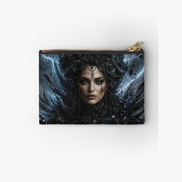 Item preview,  Gothic Rock Immortal Empress Transcendent Darkness — Ultimate Cosmic Romance Art Print designed and sold by CosmicRockArt.