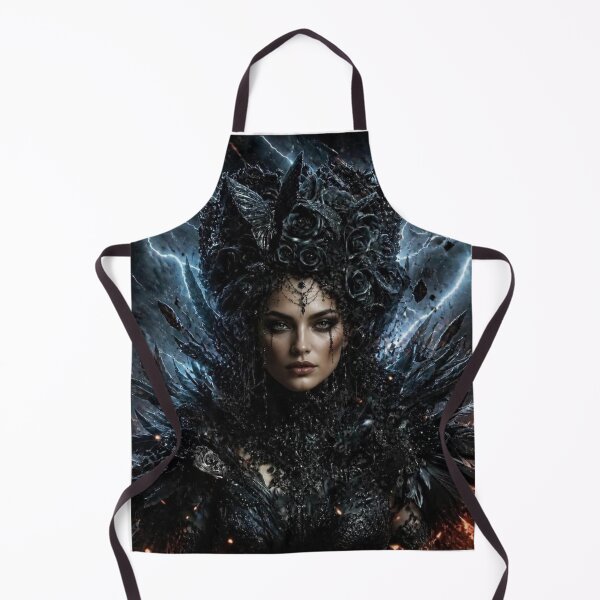 Item preview,  Gothic Rock Immortal Empress Transcendent Darkness — Ultimate Cosmic Romance Art Print designed and sold by CosmicRockArt.