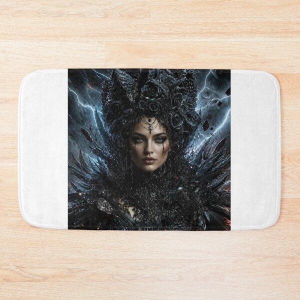 Item preview,  Gothic Rock Immortal Empress Transcendent Darkness — Ultimate Cosmic Romance Art Print designed and sold by CosmicRockArt.