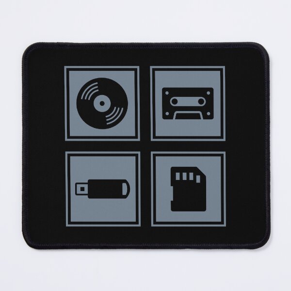 Item preview, Music Formats Grey designed and sold by AtomicMalibu.
