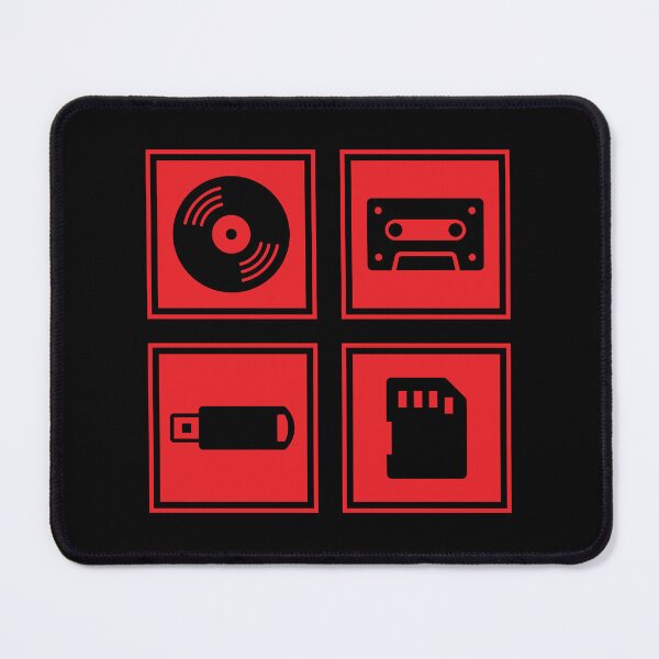 Item preview, Music Formats Red designed and sold by AtomicMalibu.