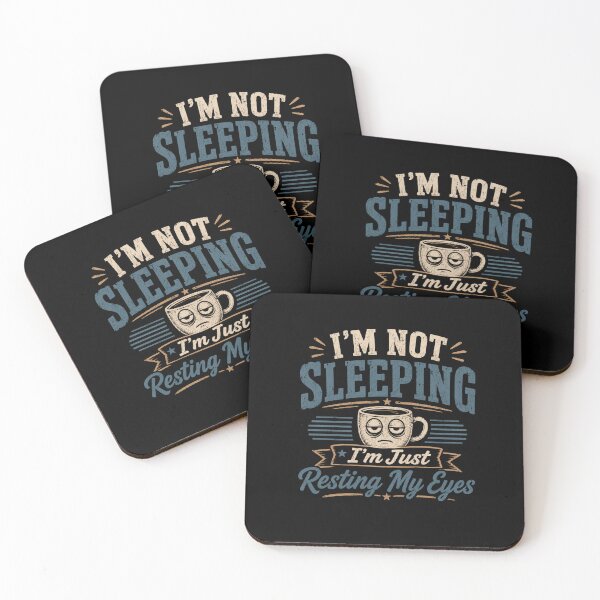 Item preview, I'm Not Sleeping, I'm Just Resting My Eyes | Funny Dad Quote designed and sold by RJACreative.