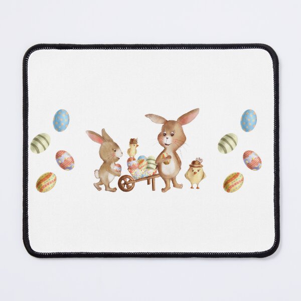 Item preview, Whimsical Easter Bunnies, Chickens and Easter Eggs designed and sold by JanetMGraham.