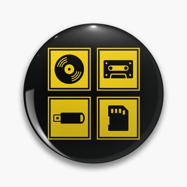 Item preview, Music Formats Yellow designed and sold by AtomicMalibu.