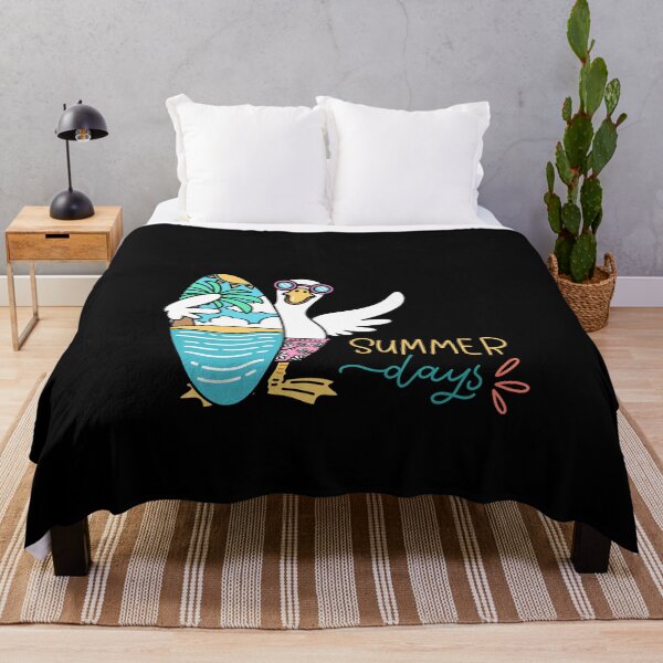 Item preview, Cute Summer Days Goose Surf Beach Vacation T-Shirt designed and sold by FestivityFinds.