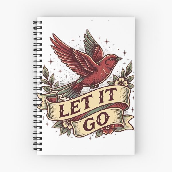 Item preview, Flying bird with the saying Let It Go designed and sold by Ahmedsyde.