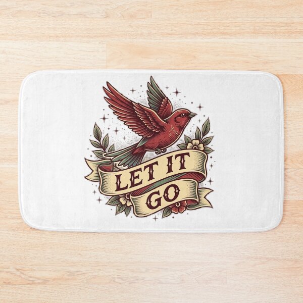Item preview, Flying bird with the saying Let It Go designed and sold by Ahmedsyde.