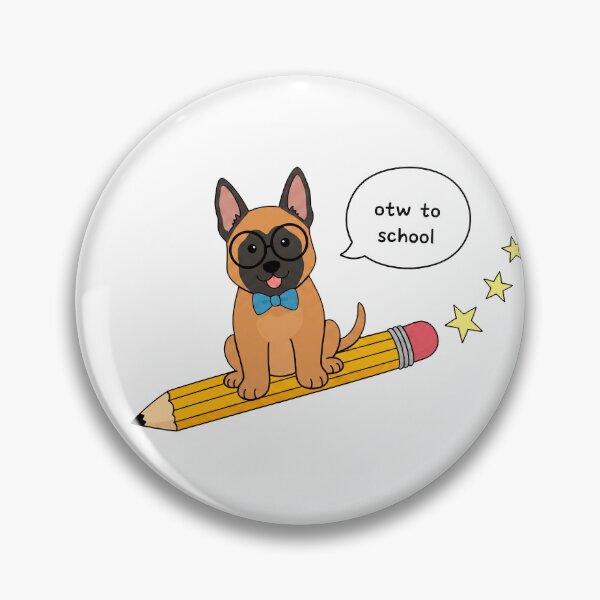 Item preview, Funny Belgian Malinois Back To School Pencil Boys Girls Kids designed and sold by FurryHavenPH.