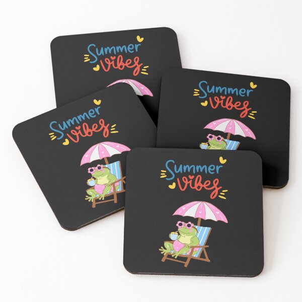 Item preview, Cute Summer Vibes Frog Beach Vacation T-Shirt designed and sold by FestivityFinds.