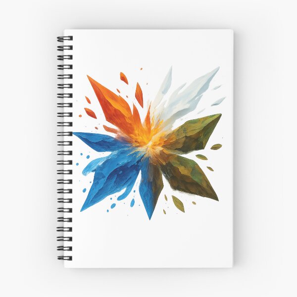 Item preview, Elemental Crystal Burst Abstract Art designed and sold by Velvet-motive.
