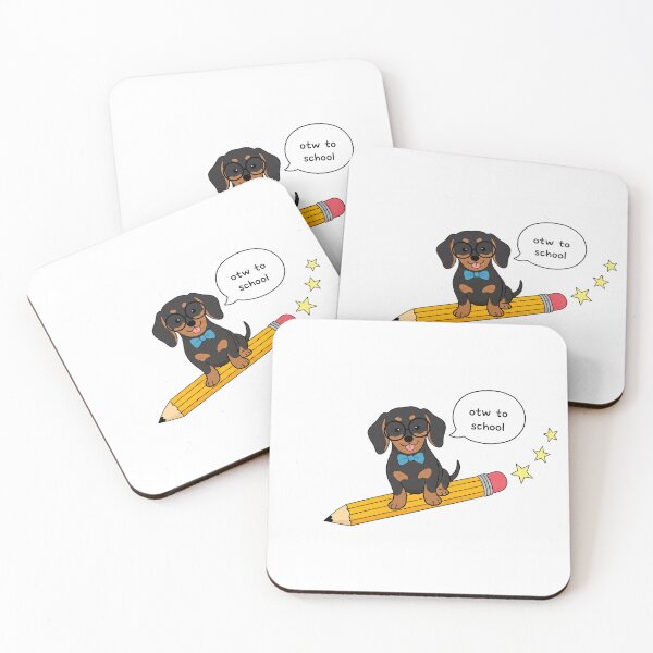 Item preview, Funny Black and Tan Dachshund Back To School Pencil Boys Girls Kids designed and sold by FurryHavenPH.