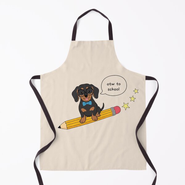 Item preview, Funny Black and Tan Dachshund Back To School Pencil Boys Girls Kids designed and sold by FurryHavenPH.