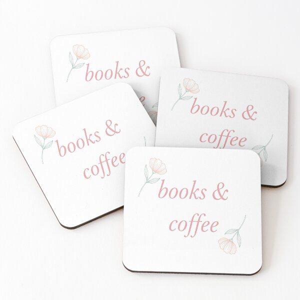Item preview, Books & Coffee Floral Design for Book Lovers designed and sold by BookedAndDesign.
