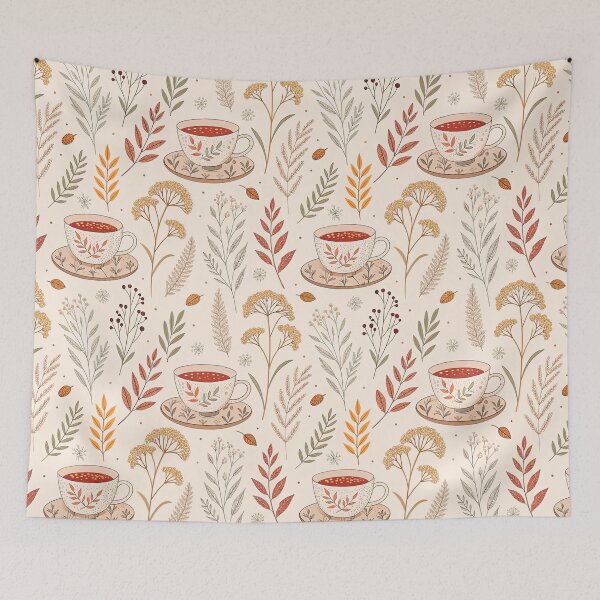 Item preview, Cozy Autumn Tea Party designed and sold by Soul Path.