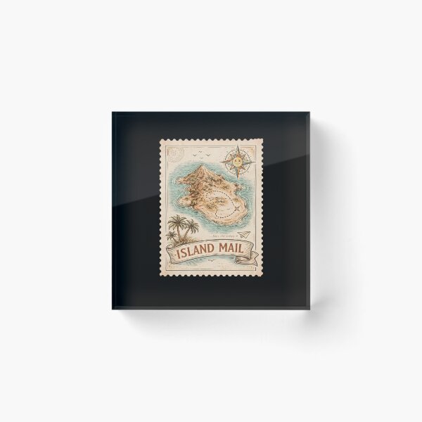 Item preview, Vintage Island Mail Treasure Map Graphic Travel T Shirt designed and sold by FestivityFinds.