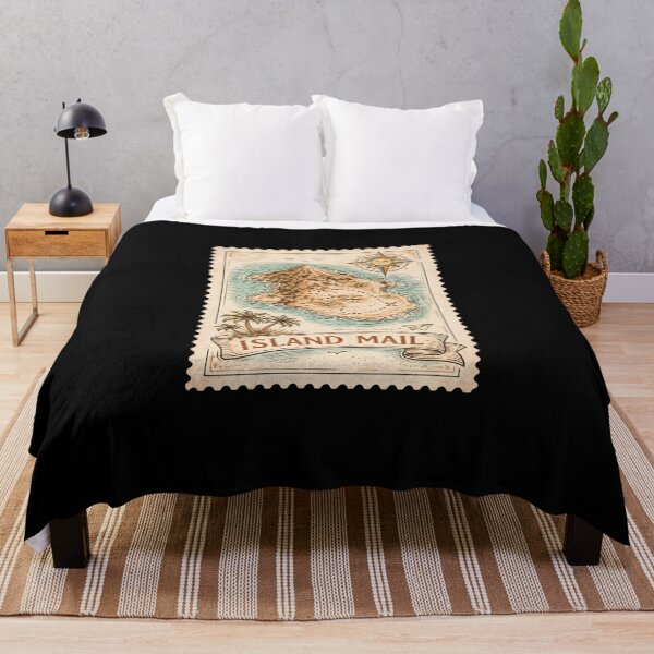 Item preview, Vintage Island Mail Treasure Map Graphic Travel T Shirt designed and sold by FestivityFinds.