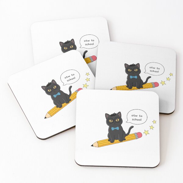 Item preview, Funny Black Cat Back To School Pencil Boys Girls Kids designed and sold by FurryHavenPH.