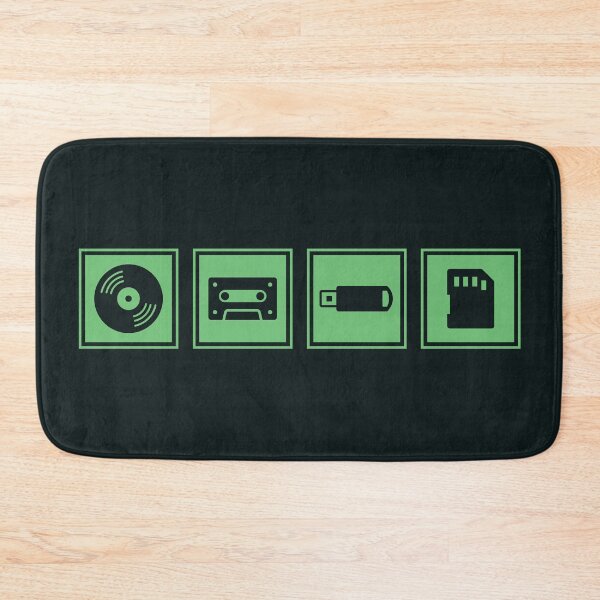 Item preview, Music Player Formats Green designed and sold by AtomicMalibu.