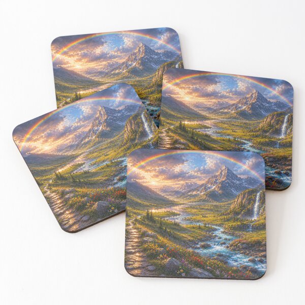 Item preview, Rainbow Valley After Rain Oil Painting designed and sold by Pond21.