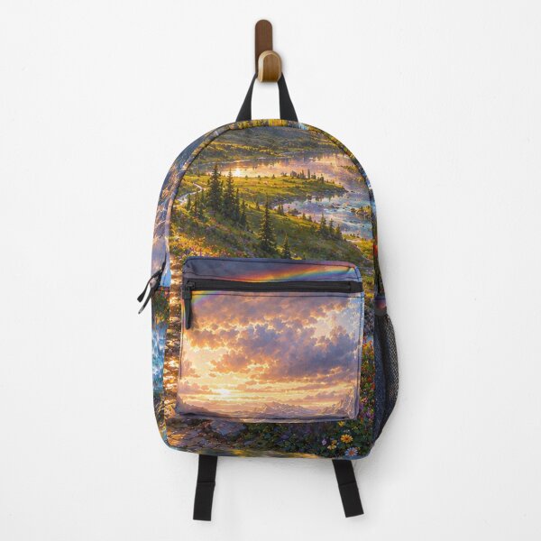 Item preview, Rainbow Valley After Rain Oil Painting designed and sold by Pond21.