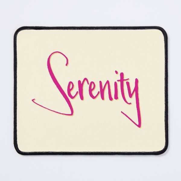 Item preview, SERENITY personalized type design designed and sold by CharlottePlaceArt.