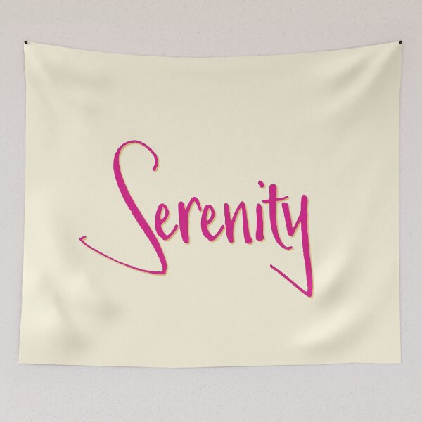 Item preview, SERENITY personalized type design designed and sold by CharlottePlaceArt.