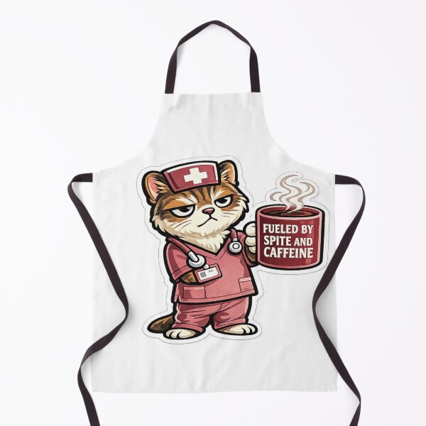 Item preview, Funny Nurse Cat Gift Coffee Lover Tabby designed and sold by Gentlestate.