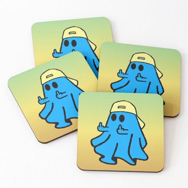 Item preview, Kawaii Rocker Ghost Rock On Spooky Cool Cap designed and sold by AstronautMerch.