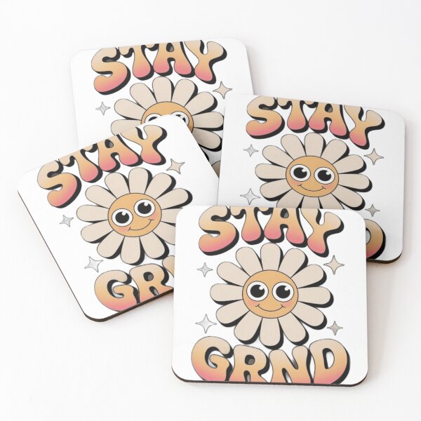 Item preview, Stay Groovy Retro Smiley Daisy Flower designed and sold by Pacificdubey.