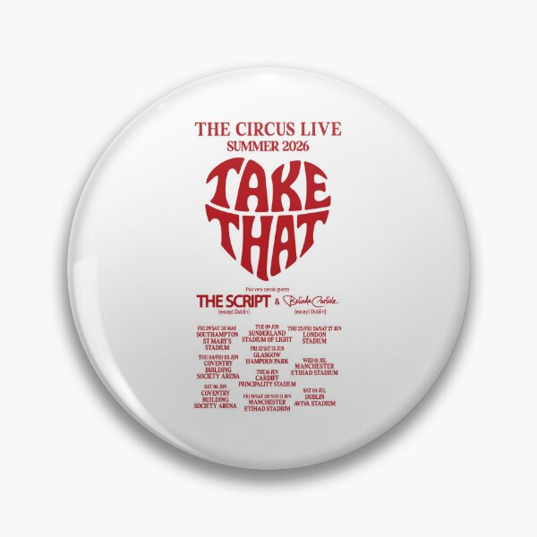 Item preview, Take That Circus Summer Tour 2026 designed and sold by iqenadak.