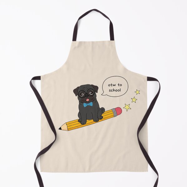 Item preview, Funny Black Pug Back To School Pencil Boys Girls Kids designed and sold by FurryHavenPH.