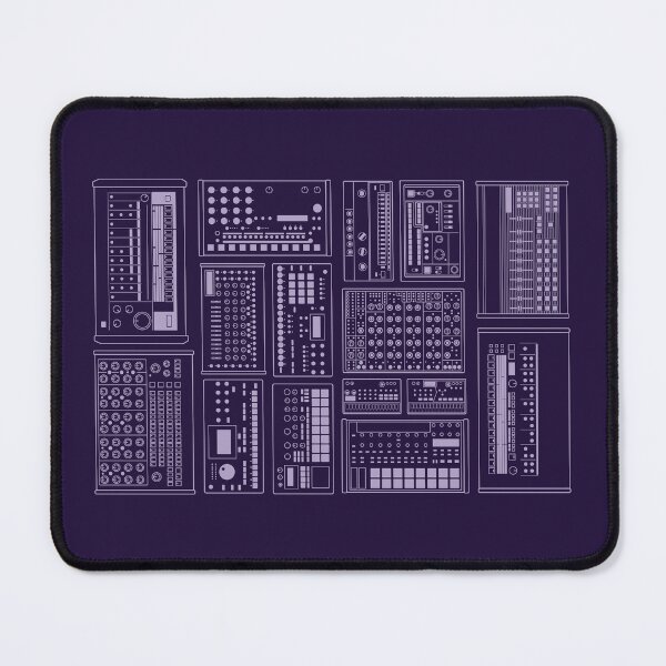 Item preview, Electronic Musician Drum Machine Synth Collection Purple designed and sold by AtomicMalibu.