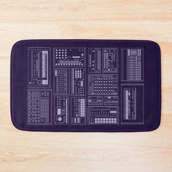 Item preview, Electronic Musician Drum Machine Synth Collection Purple designed and sold by AtomicMalibu.