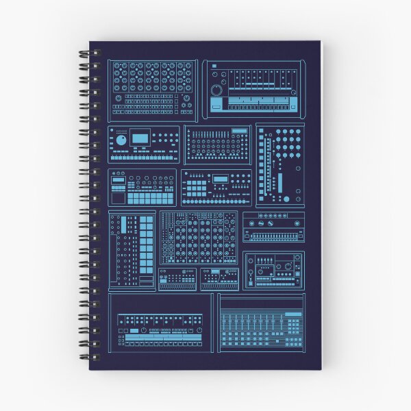 Item preview, Electronic Musician Drum Machine Synth Collection Blue designed and sold by AtomicMalibu.