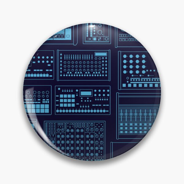 Item preview, Electronic Musician Drum Machine Synth Collection Blue designed and sold by AtomicMalibu.