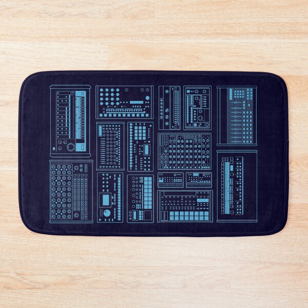 Item preview, Electronic Musician Drum Machine Synth Collection Blue designed and sold by AtomicMalibu.