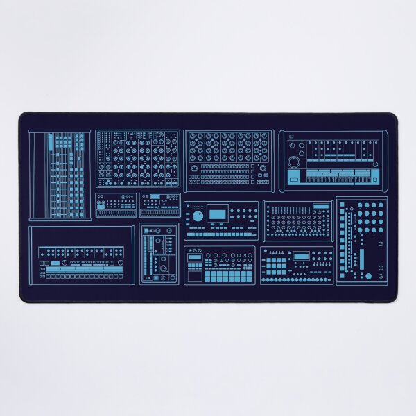 Item preview, Electronic Musician Drum Machine Synth Collection Blue designed and sold by AtomicMalibu.