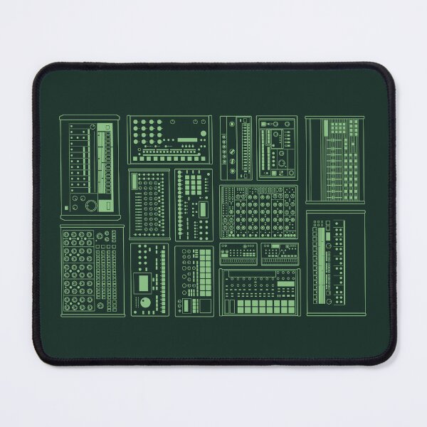 Item preview, Drum Machine Synth Collection for Electronic Musician Green designed and sold by AtomicMalibu.