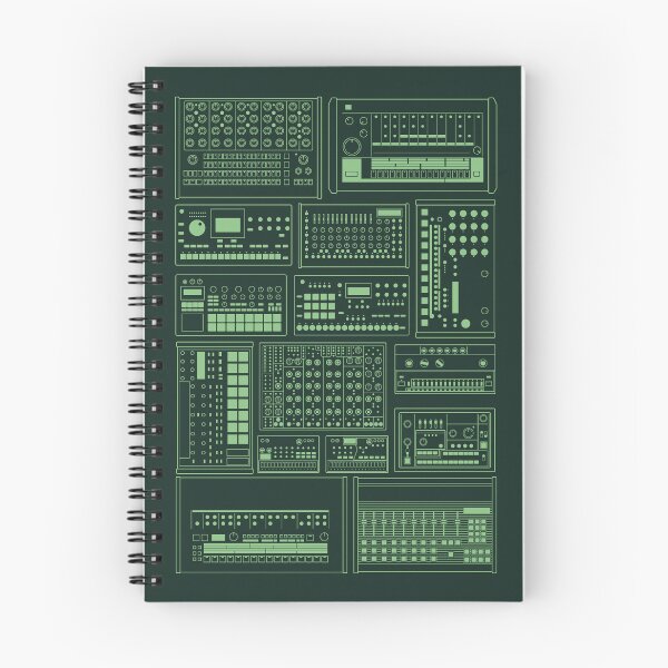 Item preview, Drum Machine Synth Collection for Electronic Musician Green designed and sold by AtomicMalibu.
