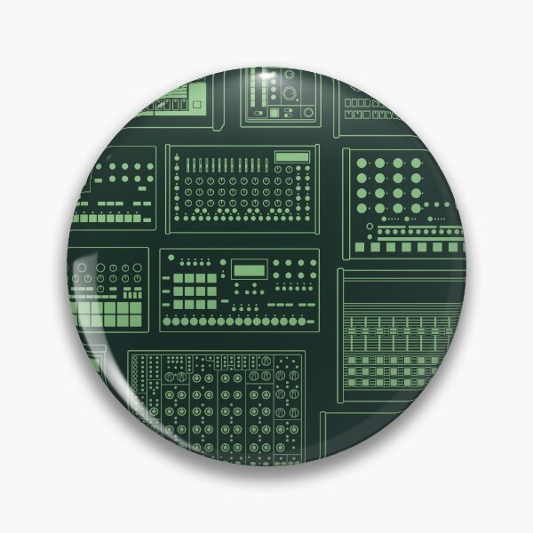 Item preview, Drum Machine Synth Collection for Electronic Musician Green designed and sold by AtomicMalibu.