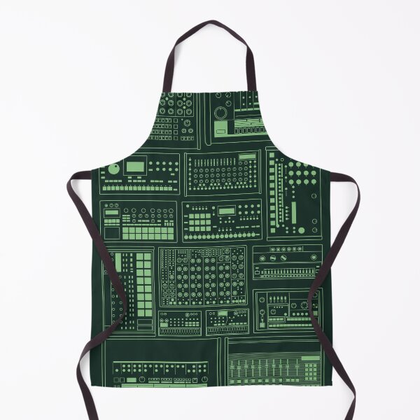 Item preview, Drum Machine Synth Collection for Electronic Musician Green designed and sold by AtomicMalibu.