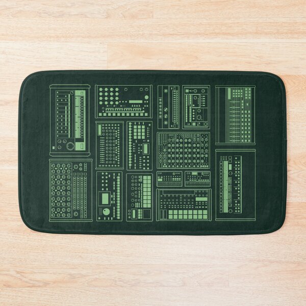 Item preview, Drum Machine Synth Collection for Electronic Musician Green designed and sold by AtomicMalibu.
