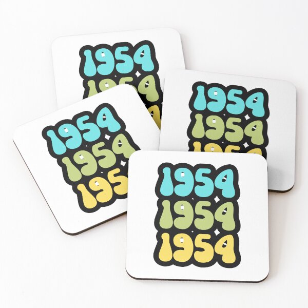 Item preview, 1954 Retro Birthday Typography Design designed and sold by variant designer.